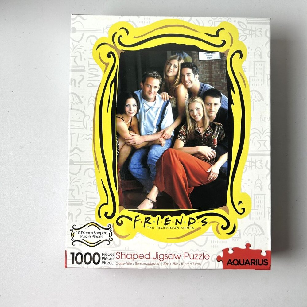 Friends TV‎ Show 1000 Piece Jigsaw Puzzle Aquarius 90s Comedy Retro NEW